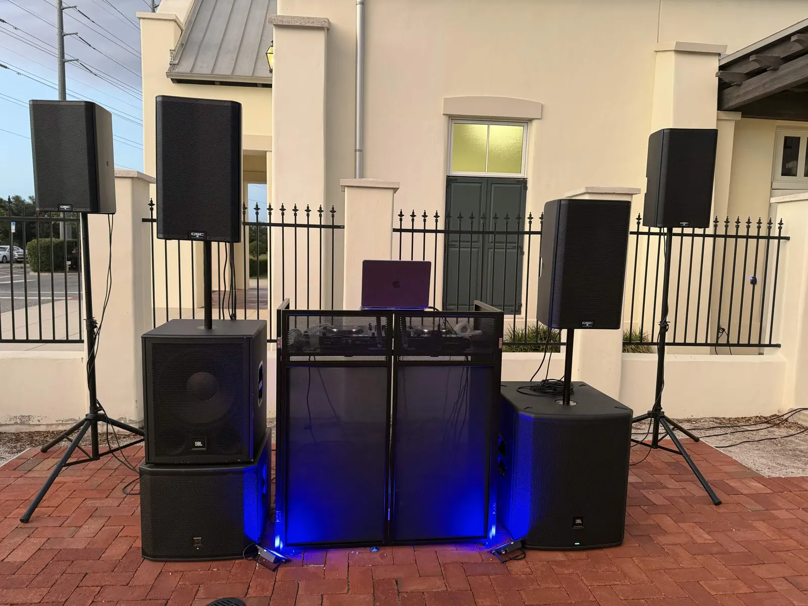 Sonido de XLR en uso durante un evento